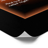 Genesis 1 Das Beginnquadrat Poster (Ecke)