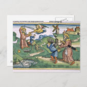 Genesis 21 1-14 Abrahams Angebot von Isaac, für Postkarte (Vorne/Hinten)