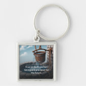 Genesis 24-Vertrauen in Gottes perfektes Timing un Schlüsselanhänger (Vorne)