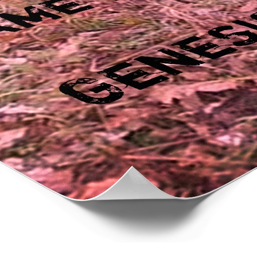 Genesis 27:3 Buck Poster (Ecke)