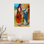 Genesis 27 Jacob und Rebekah Trick Isaac Poster (Küche)