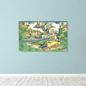 Genesis 28 10 Jacob's Ladder, from the 'Nürnberg Leinwanddruck (Insitu (Holzboden))