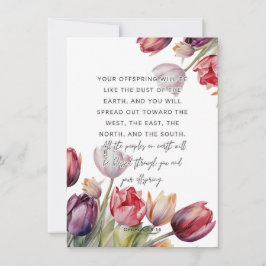 Genesis 28:14 Inspirationskarte für Mama Feiertagskarte