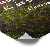 Genesis 28:16 Gewiss ist der Herr an diesem Ort Poster (Ecke)
