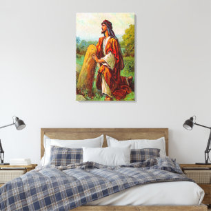 Genesis 28 Jakob hat einen Traum von Gott Leinwand