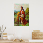 Genesis 28 Jakob hat einen Traum von Gottes Plakat (Küche)