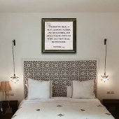 Genesis 2:24 King James Bible Christlich Poster