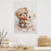 Genesis 2:24 poster (Küche)