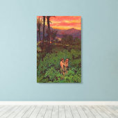 Genesis 3 Adam and Eve Verließ Eden Leinwand (Insitu (Holzboden))