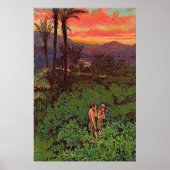 Genesis 3 Adam und Eve Verließ Eden Poster (Vorne)