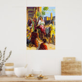 Genesis 41 Joseph wird ein robustes Plakat (Küche)