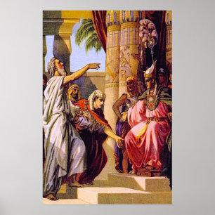 Genesis 47 Jacob Blesses Pharaoh Poster