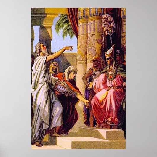 Genesis 47 Jacob Blesses Pharaoh Poster (Vorne)