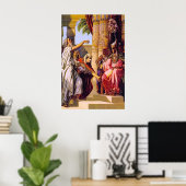 Genesis 47 Jacob Blesses Pharaoh Poster (Heimbüro)