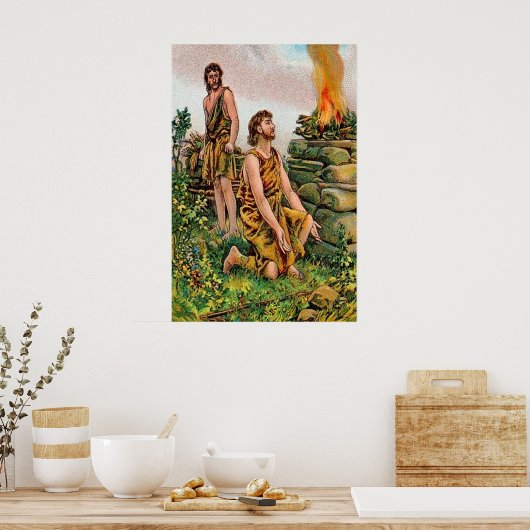 Genesis 4 Kain und Abel-Poster Poster (Küche)