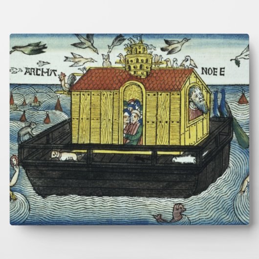 Genesis 6:11-24 Noah's Ark, aus der Nürnberger Bib Fotoplatte (Vorderseite)