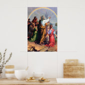 Genesis 8 Gottes Versprechen an Noah Poster (Küche)
