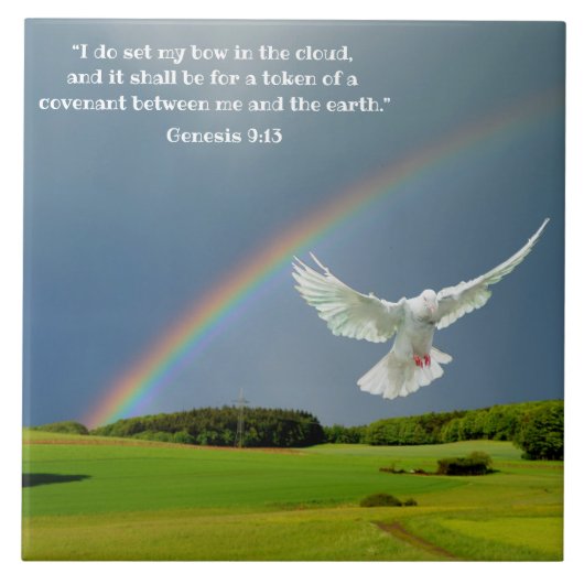 GENESIS 9:13 FLIESE (Vorderseite)