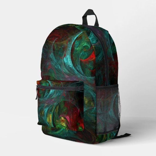 Genesis Abstrakt Art Bedruckter Rucksack (Rückseitige Ecke Rechts)