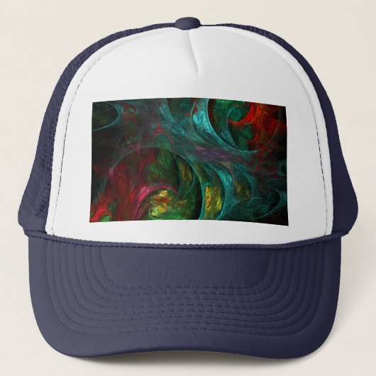 Genesis Abstrakt Art Hat Truckerkappe (Vorderseite)