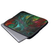 Genesis Abstrakt Art Laptop Sleeve (Vorne Knopf)