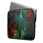 Genesis Abstrakt Art Laptop Sleeve (Vorderseite Links)