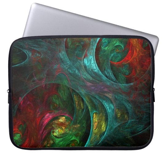 Genesis Abstrakt Art Laptop Sleeve (Vorderseite)