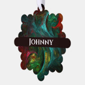 Genesis Abstrakt Art Ornament Karte (Linke Ecke)