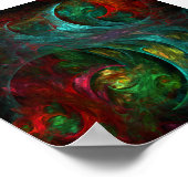 Genesis Abstrakt Art Poster (Ecke)
