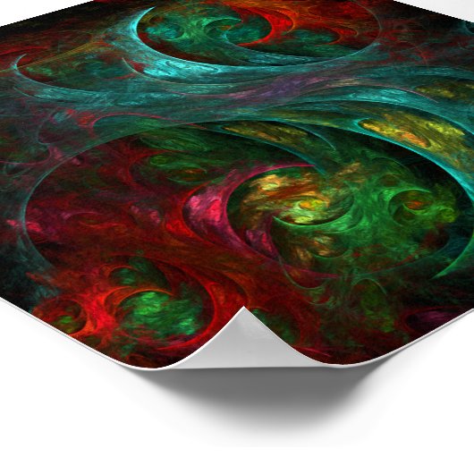 Genesis Abstrakt Art Poster (Ecke)