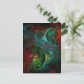 Genesis Abstrakt Art Postkarte (Stehend Vorderseite)