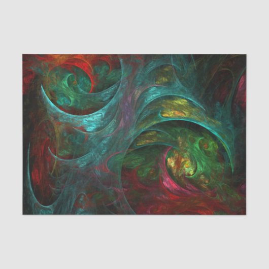 Genesis Abstrakt Art Seidenpapier (Vorderseite)