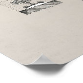 Genesis Art, Days of Creation, In the beginning,  Poster (Ecke)