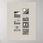 Genesis Art, Days of Creation, In the beginning,  Poster (Vorne)