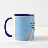 Genesis Bible Verse Rainbow Art Tassen Cup (Links)