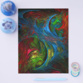 Genesis Blue Abstract Art Flyer (Einzeln)