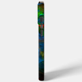 Genesis Blue Abstrakt Art Case-Mate iPhone Hülle (Rückseite / Links)