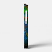 Genesis Blue Abstrakt Art Case-Mate iPhone Hülle (Rückseite / Links)