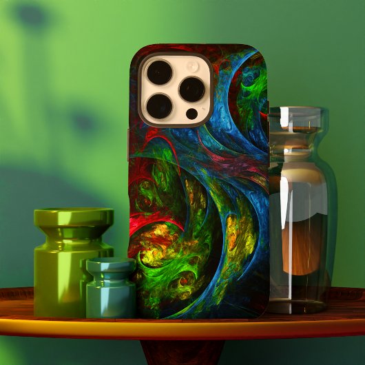 Genesis Blue Abstrakt Art Case-Mate iPhone Hülle