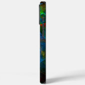 Genesis Blue Abstrakt Art Case-Mate iPhone Hülle (Rückseite / Links)