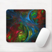 Genesis Blue Abstrakt Art Mousepad (Mit Mouse)
