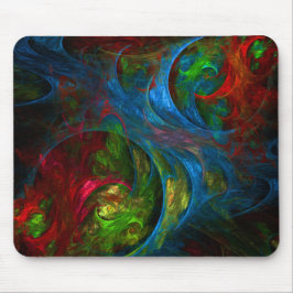 Genesis Blue Abstrakt Art Mousepad