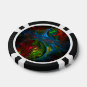 Genesis Blue Abstrakt Art Pokerchips (Einzeln)