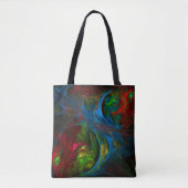 Genesis Blue Abstrakt Art Tasche (Vorderseite)