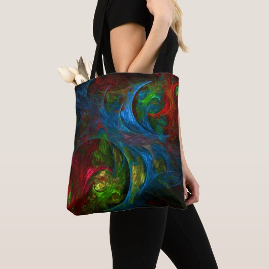 Genesis Blue Abstrakt Art Tasche (Von Nahem)