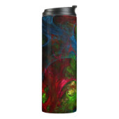 Genesis Blue Abstrakt Art Thermosbecher (Nach links gedreht)