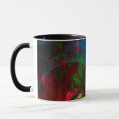 Genesis Blue Abstrakt Coffee Tasse (Links)