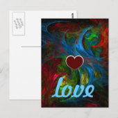 Genesis Blue Liebe Postkarte (Vorne/Hinten)