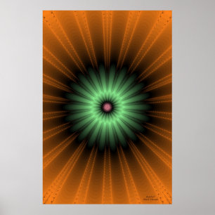 Genesis Fractal Poster
