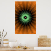 Genesis Fraktal Poster (Küche)